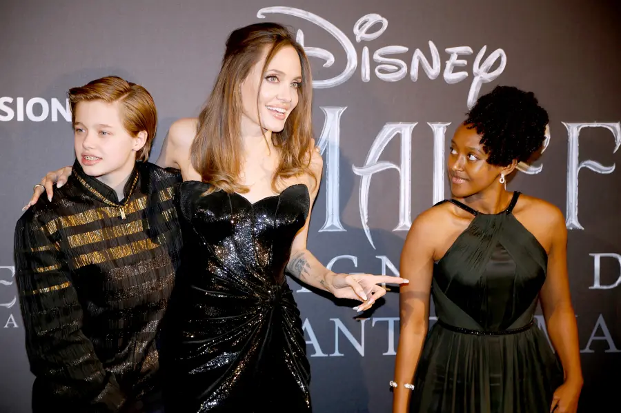 Angelina-Jolie-Shiloh-Nouvel-Zahara-Marley-Maleficent-2