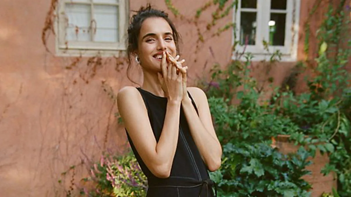 Anthropologie Greylin Colleen Stitched Jumpsuit