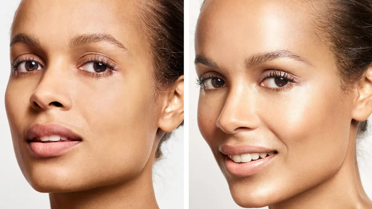 BECCA Primer Before and After