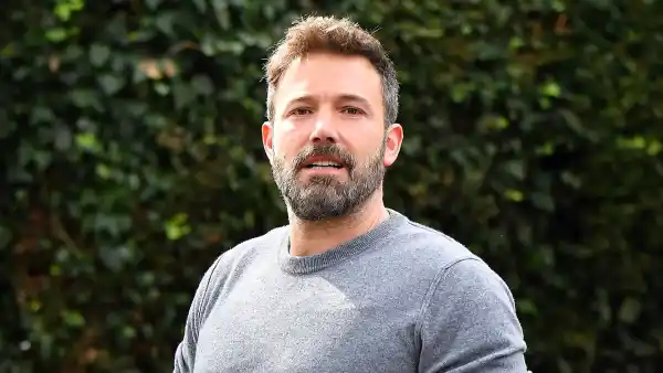 Ben Affleck Drinking Coffee Heads To Garner House