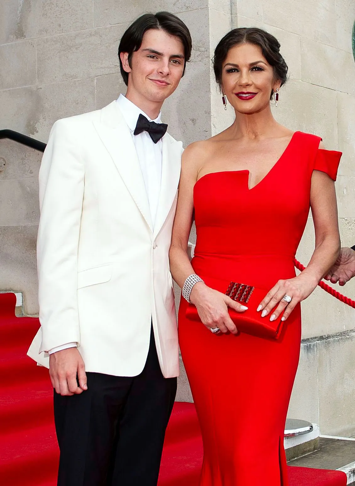 Catherine Zeta Shares Photo of Son Dylan During Visit at Brown University