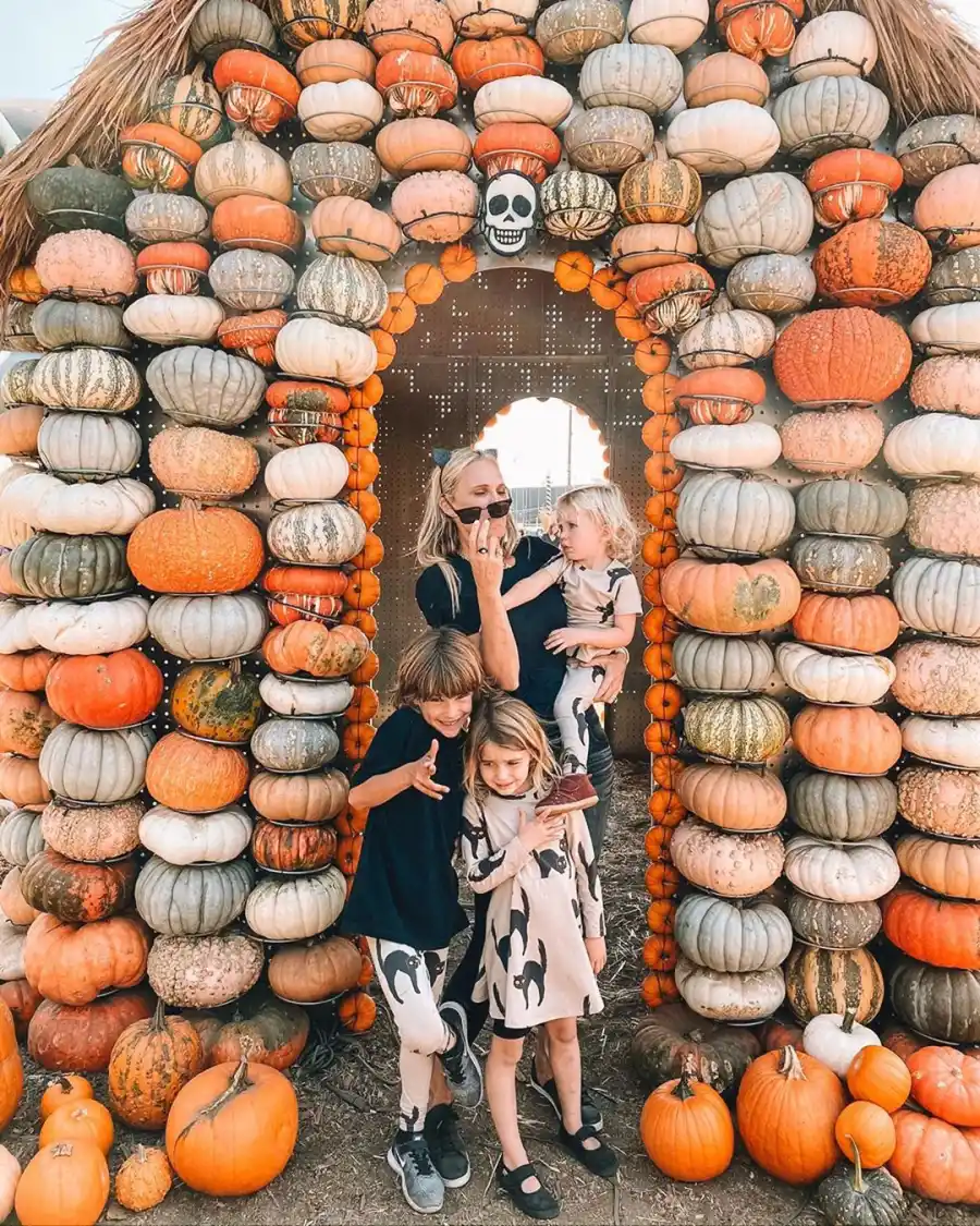 Celebrity Families Pumpkin Patches