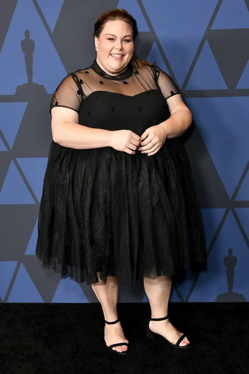 Chrissy Metz Governors Awards Black Dress
