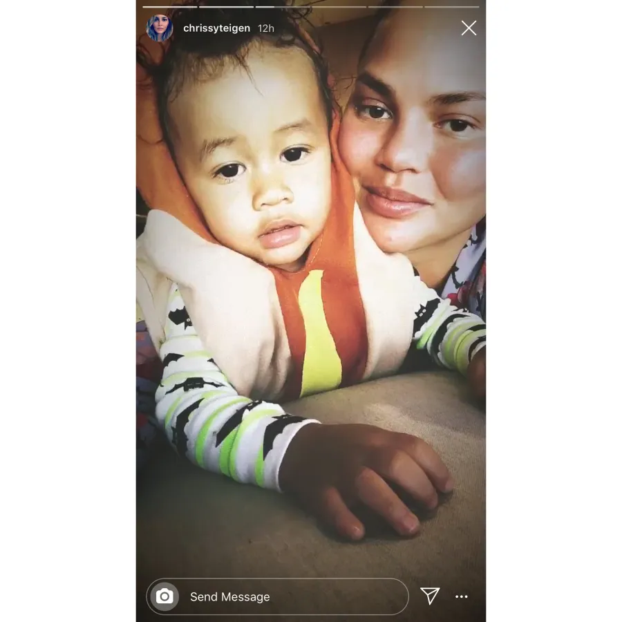 Chrissy Teigen Miles Legend Dressed as Hot Dog