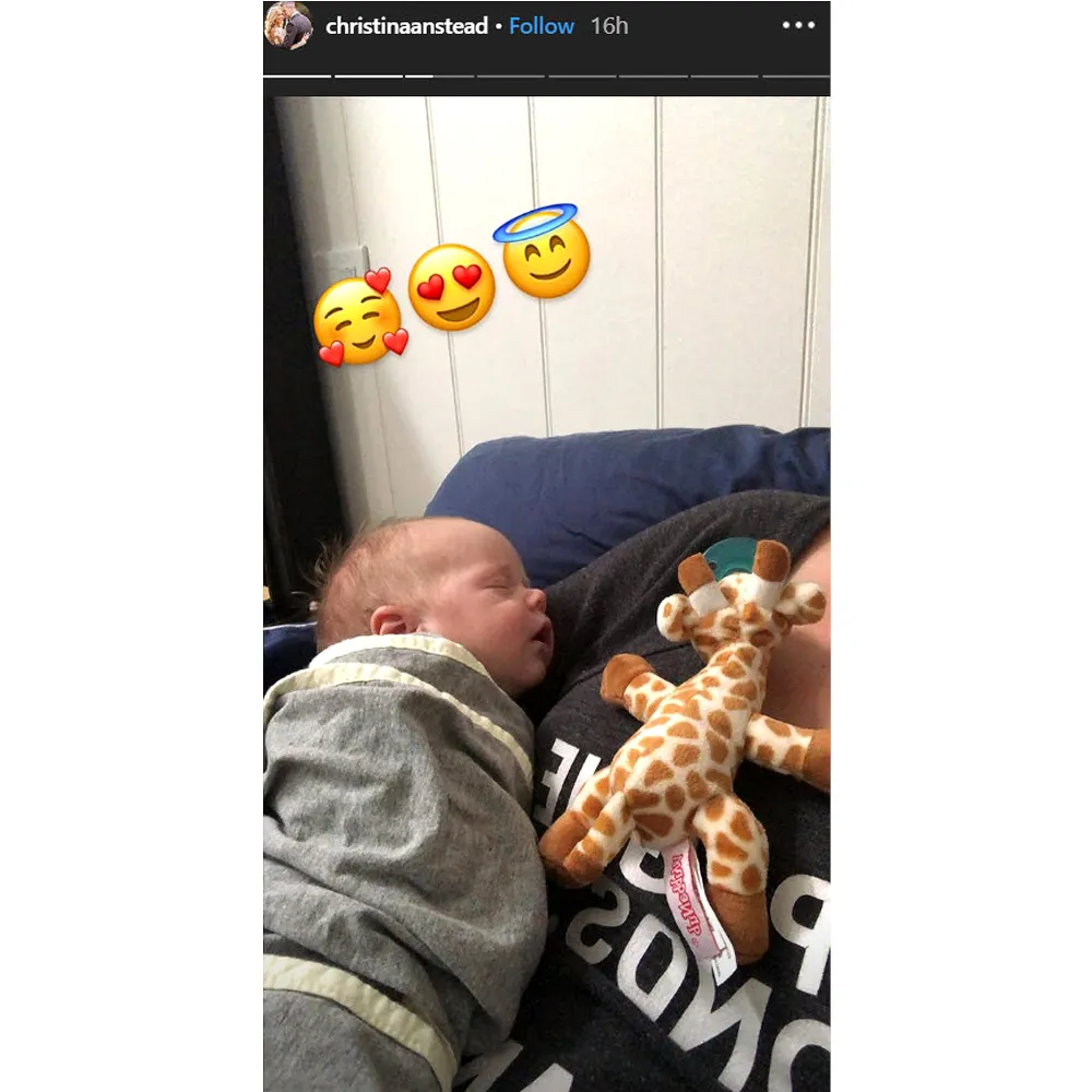 Christina Anstead Celebrates One Month With Son Hudson