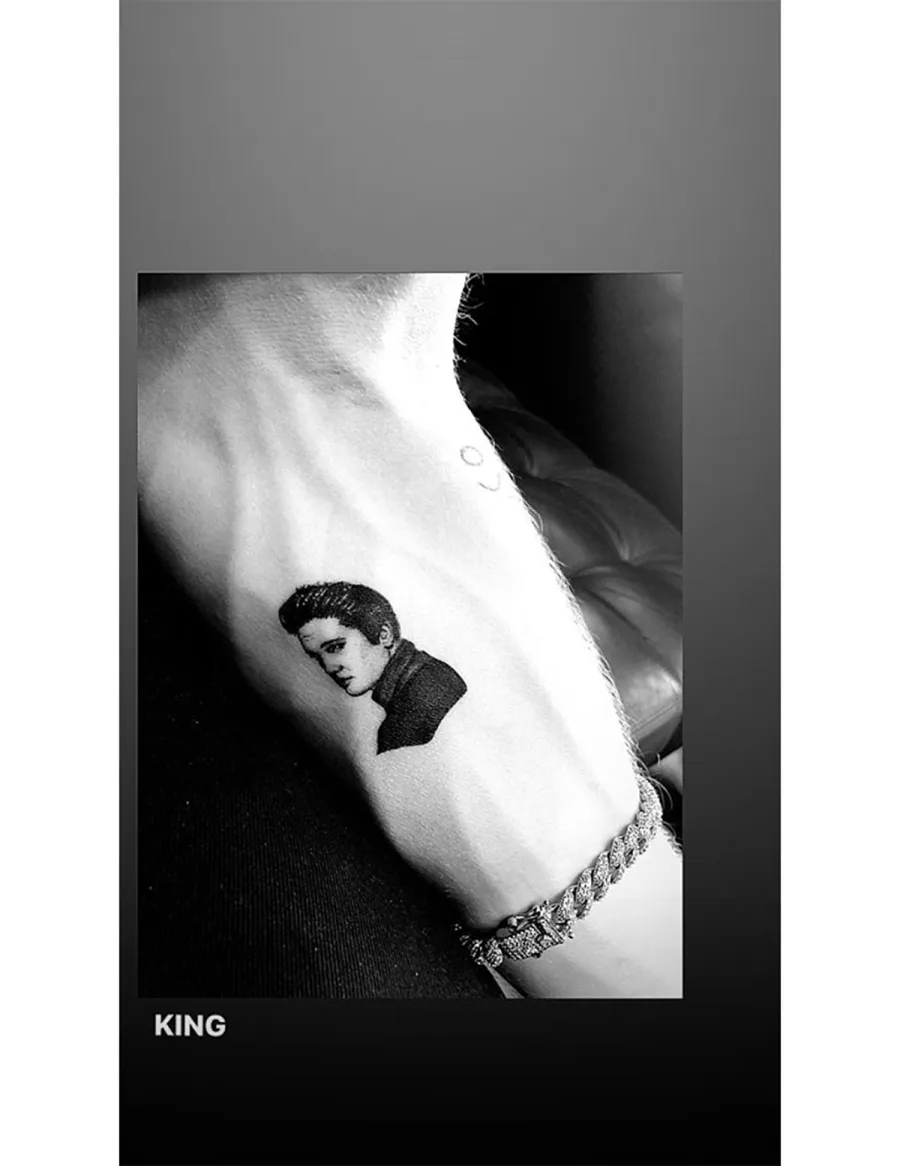 Cody Simpson Get an Elvis Tattoo Instagram