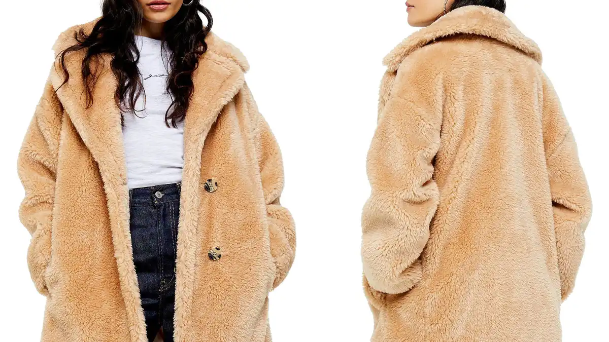 Topshop Faux Fur Coat Nordstrom