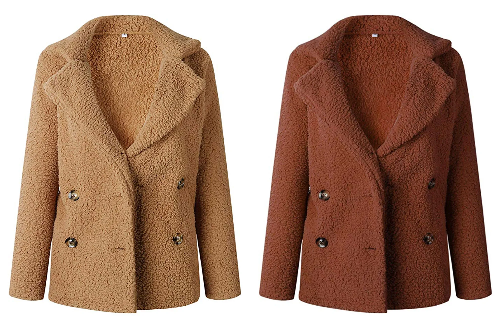 Faux Shearling Coat Available on Amazon