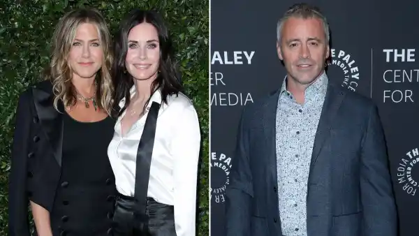 Courteney Cox Reunites With 'Friends' Costars Jennifer Aniston and Matt LeBlanc