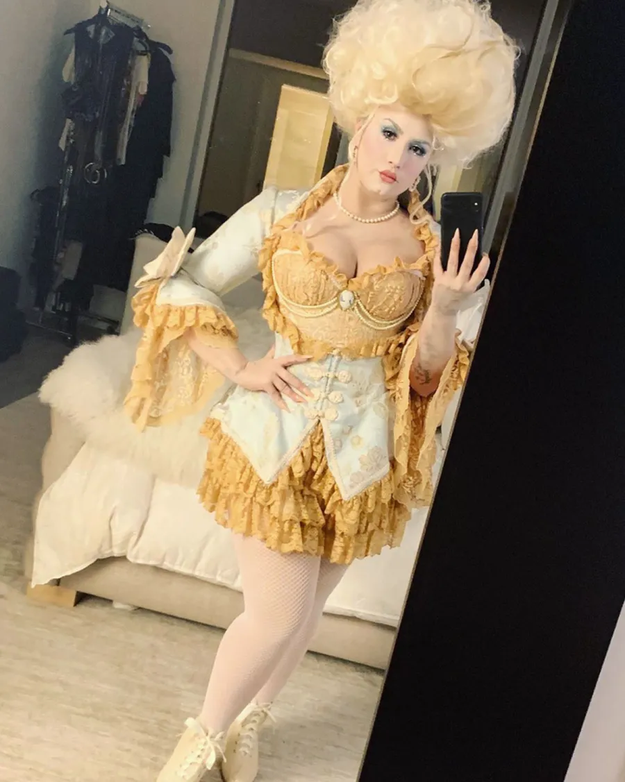 Demi Lovato Marie Antoinette Costume Instagram