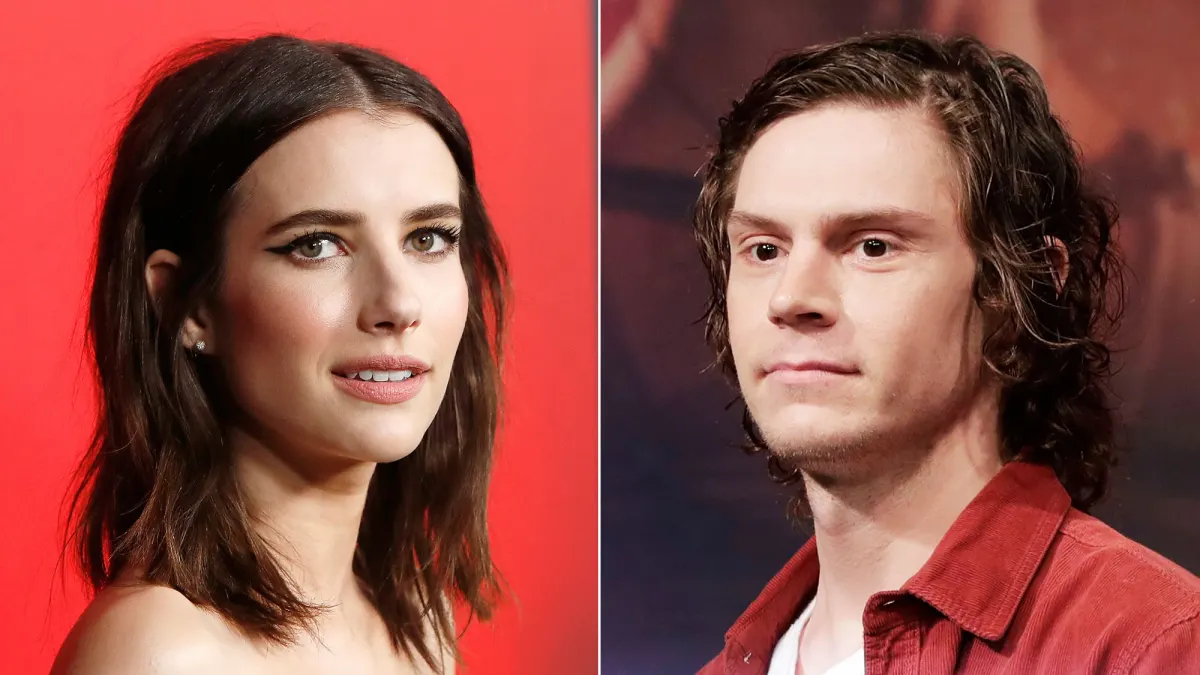 Emma Roberts and Evan Peters