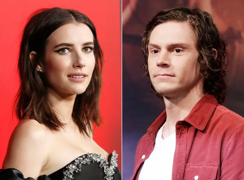 Emma Roberts and Evan Peters