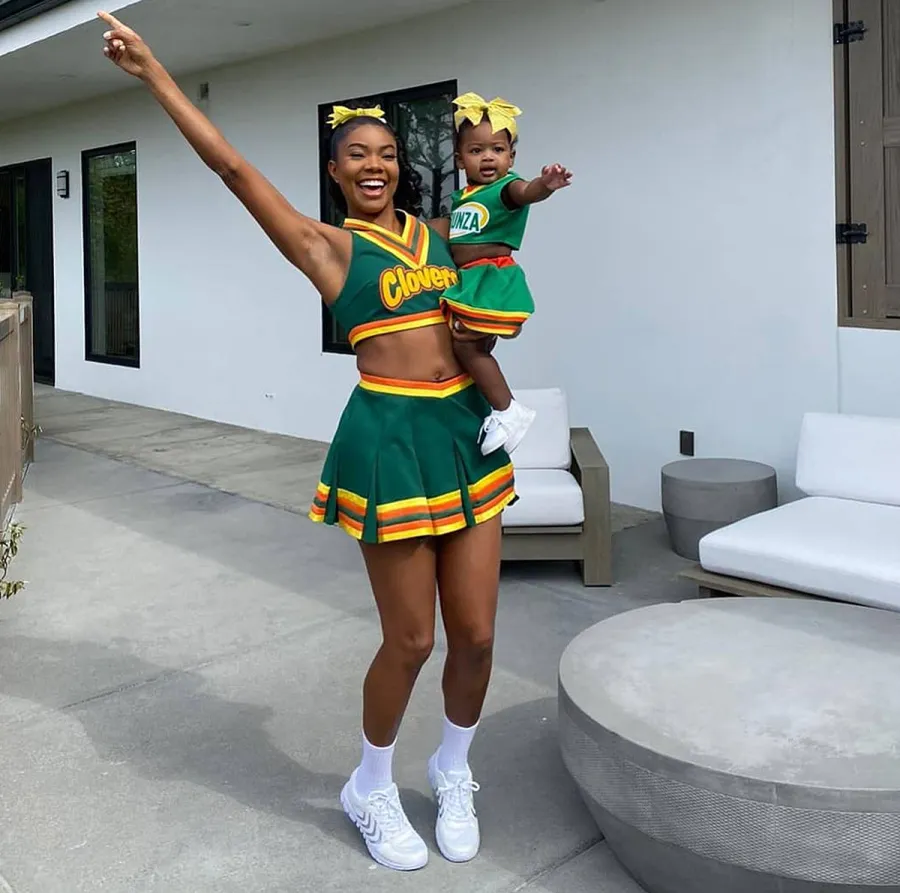 Gabrielle Union and Kaavia Wade - Mother-Daughter Twinning