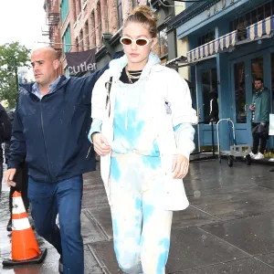 Gigi Hadid in Westley Vintage Sweatsuit