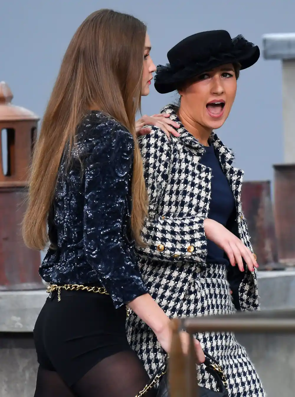 Gigi Hadid Chanel Show Catwalk Incident