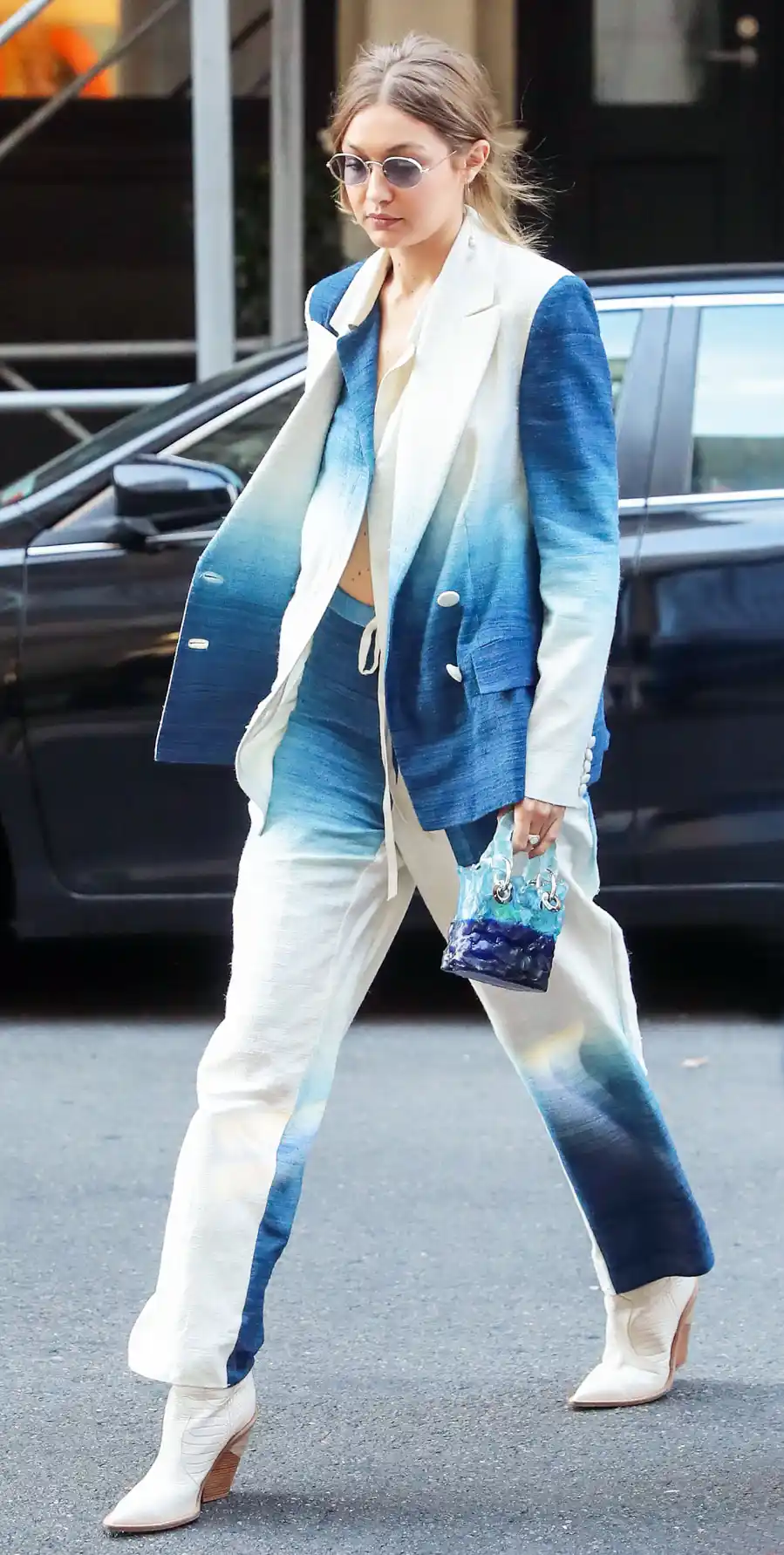 Gigi Hadid Rocks Tie-Dye October 19, 2019