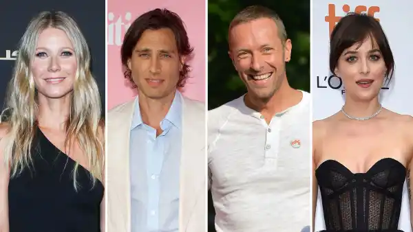 Gwyneth Paltrow, Brad Falchuk and Chris Martin, Dakota Johnson Are All Very Friendly