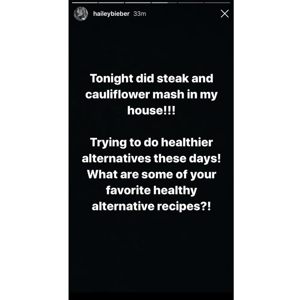 Hailey Baldwin Experimenting With 'Healthier&rsquo; Meal Alternatives After Justin Bieber&rsquo;s Gluten Allergy
