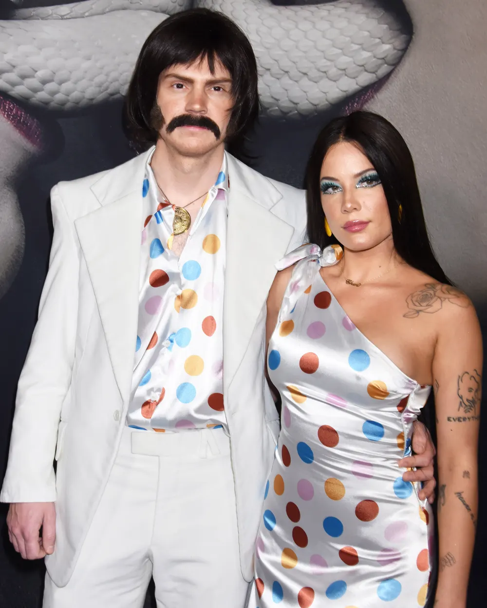 Halsey Calls Evan Peters Her 'Boyfriend' After Getting Scared on 'Ellen'