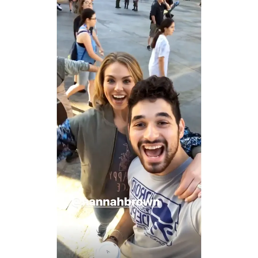 Hannah Brown and DWTS Partner Alan Bersten Let Loose at Disneyland Amid Dating Rumors