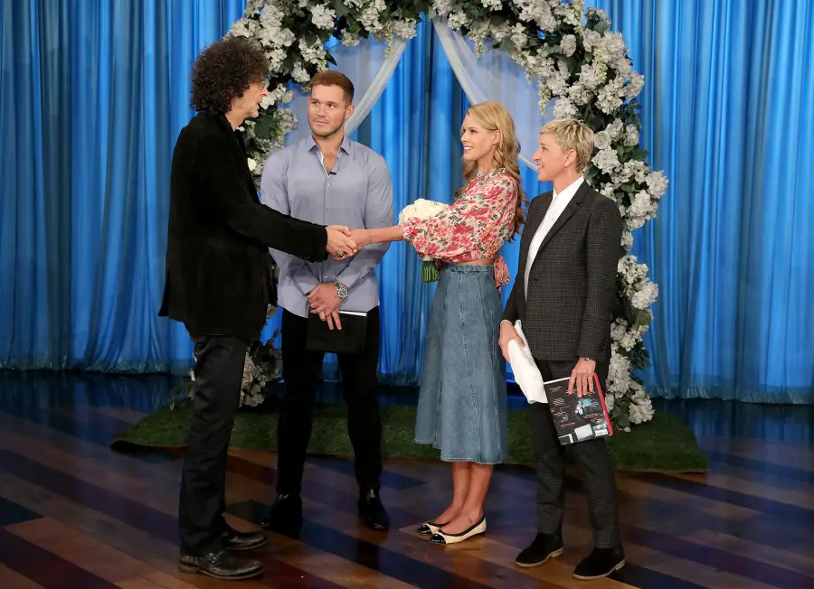 Howard Stern, Colton Underwood, Beth Stern, Ellen DeGeneres Wedding