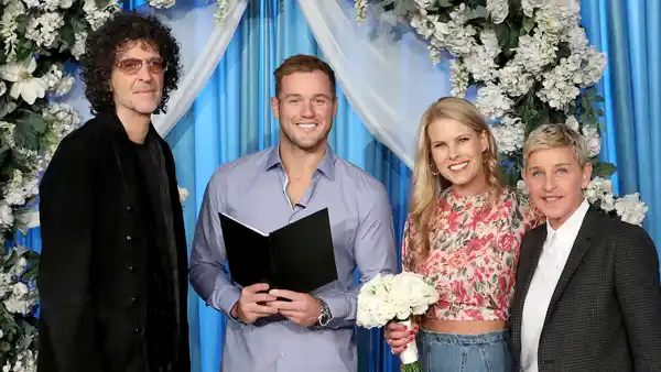 Howard Stern, Colton Underwood, Beth Stern, Ellen DeGeneres Wedding