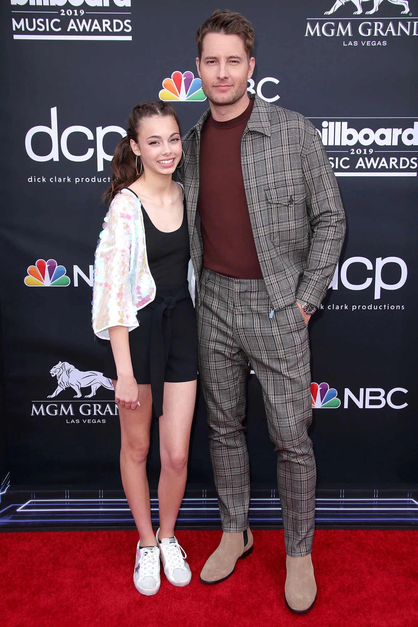 Isabella Justice Hartley and Justin Hartley Billboard Music Awards