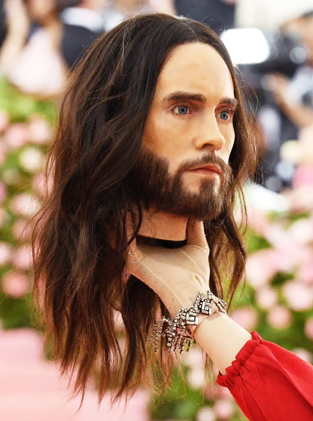 Jared Leto 2019 Met Gala Gucci Head Clutch