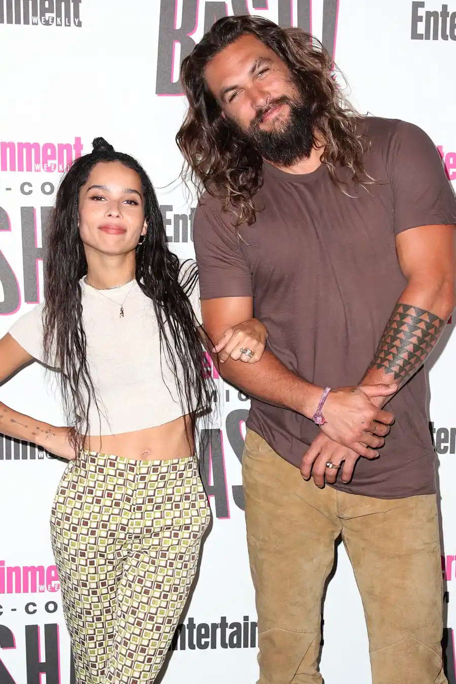 Zoe Kravitz and Jason Momoa