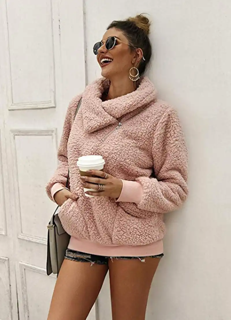 KIRUNDO shaggy sweatshirt