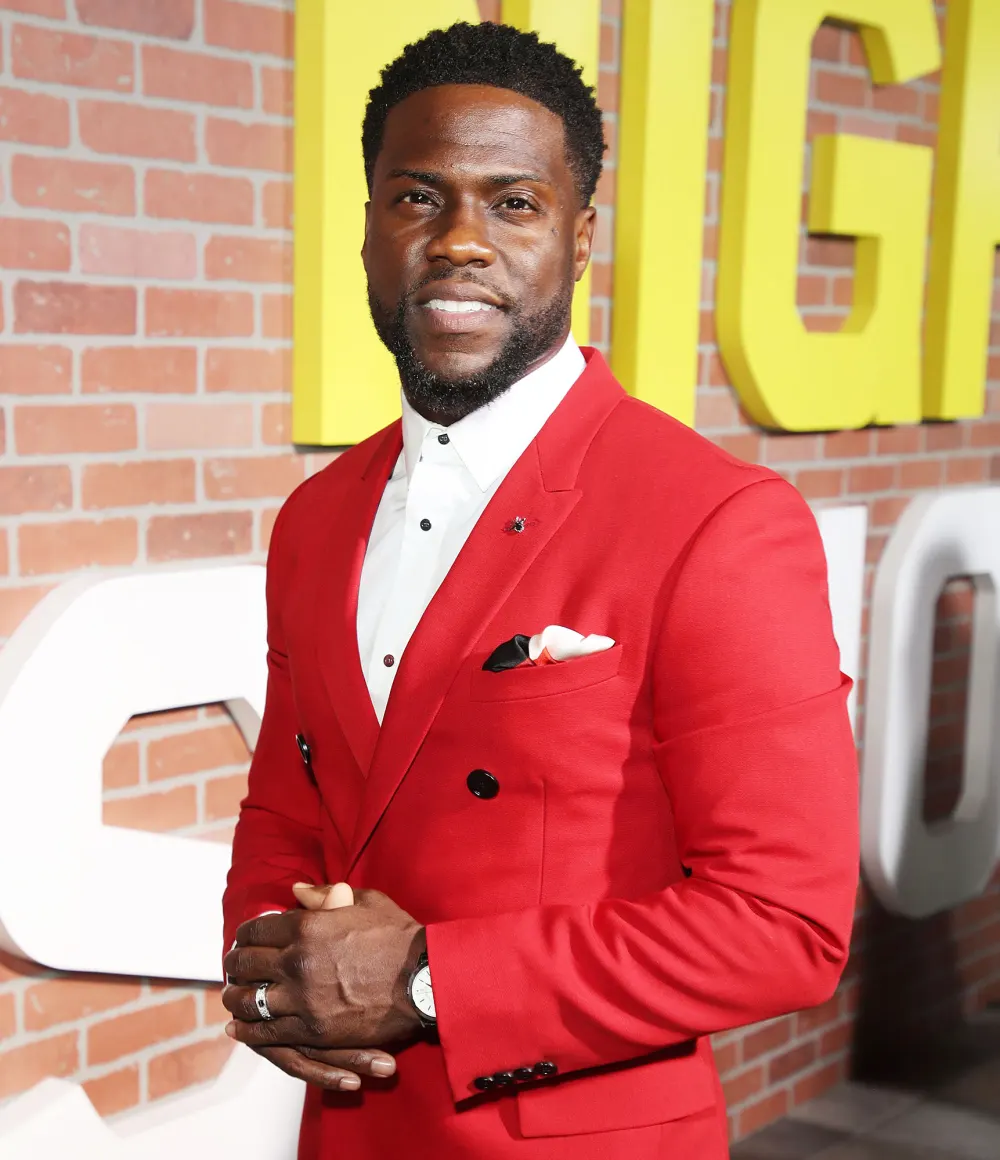 Kevin Hart at Night School Premiere in a Red Jacket Is Back at Work After Car Accident But Nowhere Near Full Recovery