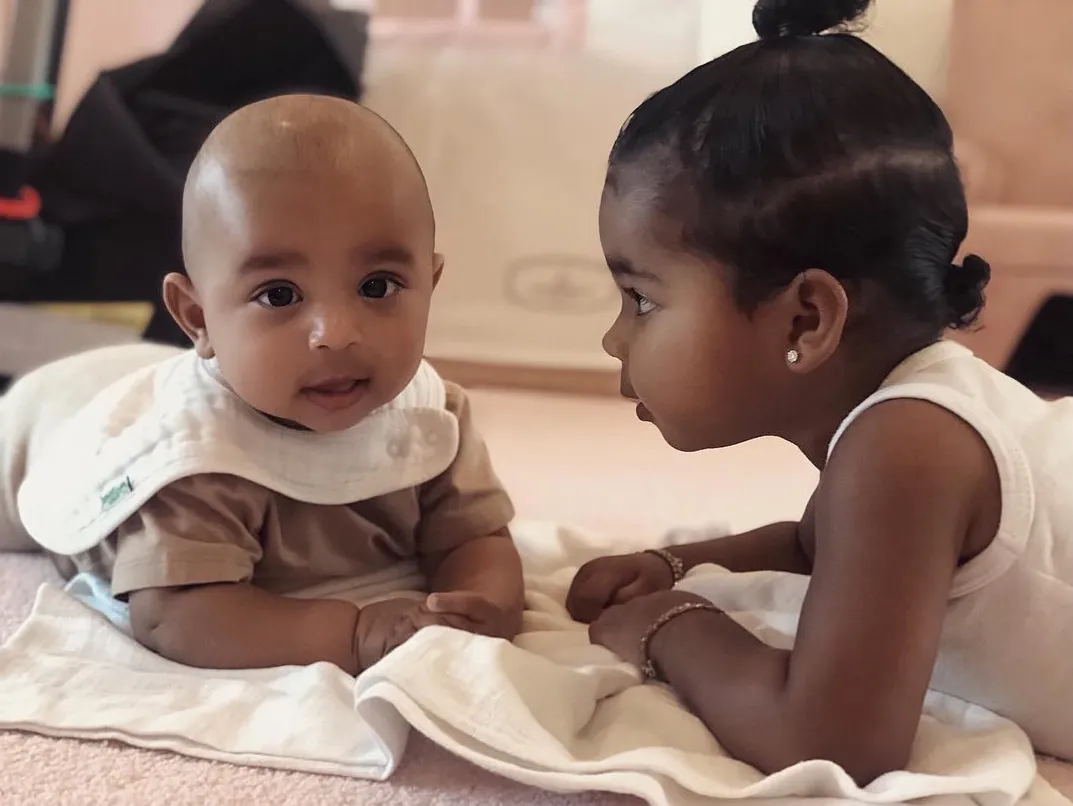 Khloe-Kardashian’s-Daughter-True-Play-With-Kim-Kardashian’s-Son-Psalm