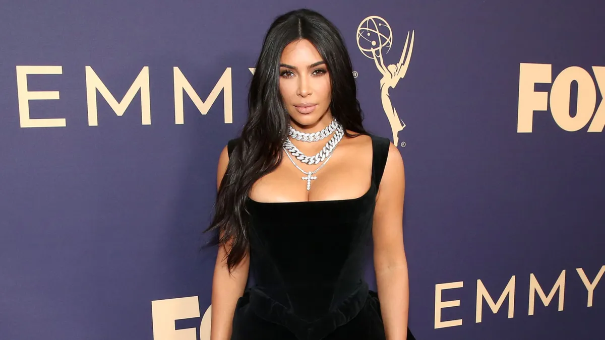 Kim Kardashian West Emmys 2019 Wearing Vivienne Westwood Vintage