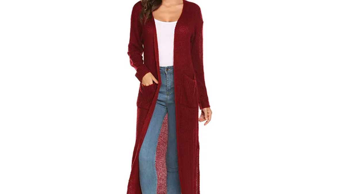 Kinstore-Long-Sleeve-Cardigan-Red