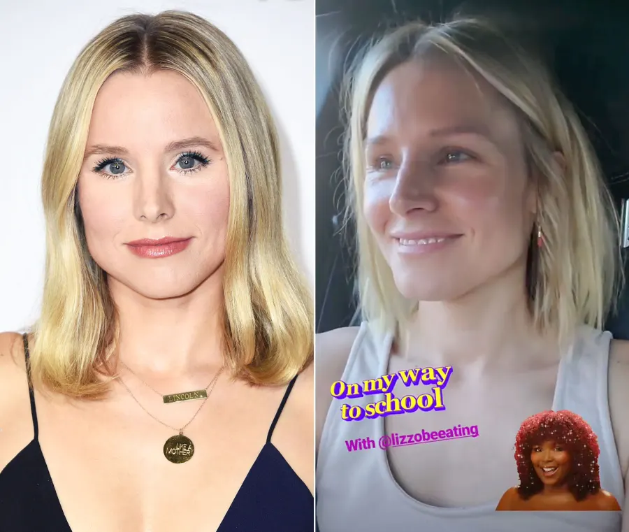 Kristen Bell Makeup-Free Instagram