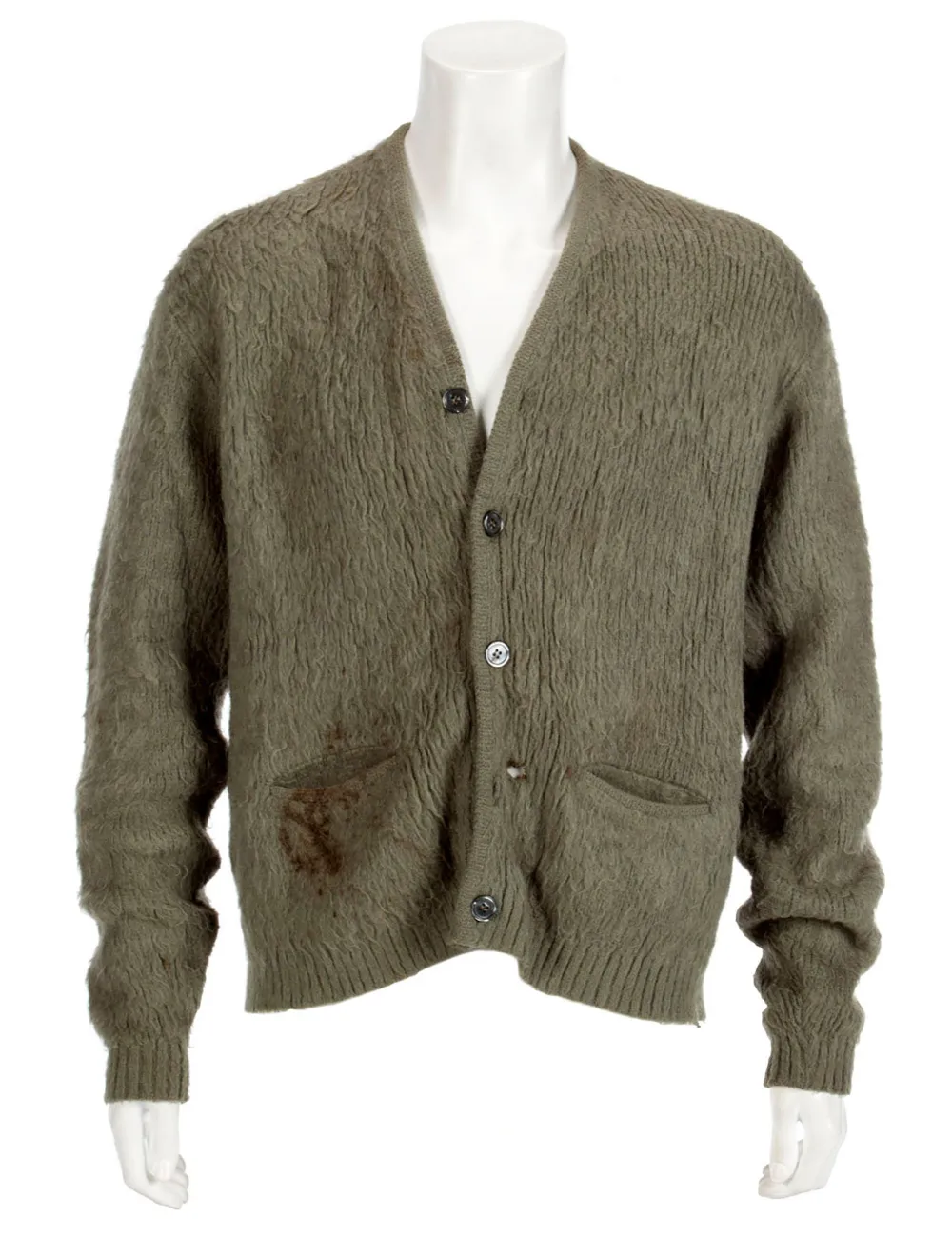 Kurt Cobain Green Cardigan Sold at Auction