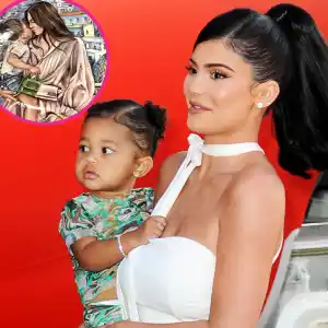 Kylie Jenner Shows Off Painted Dish With Picture of Her and Stormi