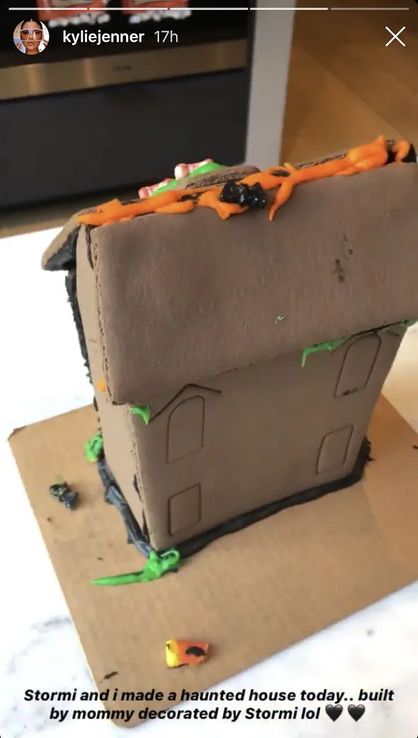 Kylie Jenner and Stormi Webster Haunted House