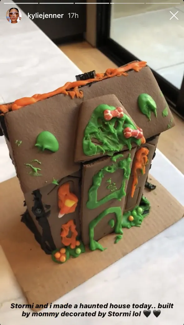 Kylie Jenner and Stormi Webster Haunted House