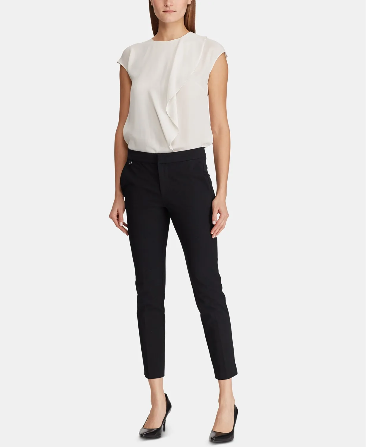 Lauren Ralph Lauren Stretch Skinny Pants Black
