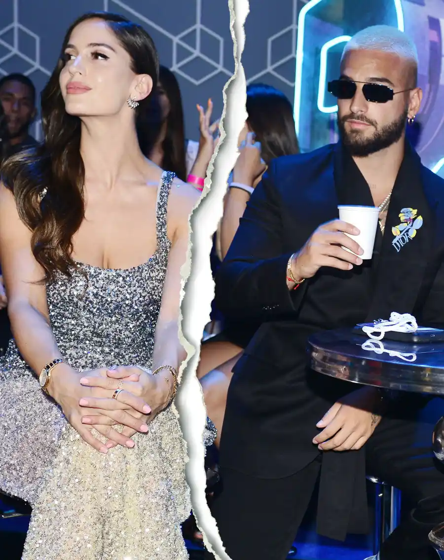 Maluma and Natalia Barulích Split