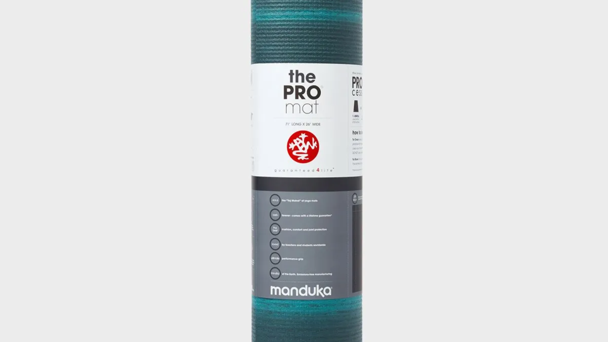 Manduka Pro Mat in packaging