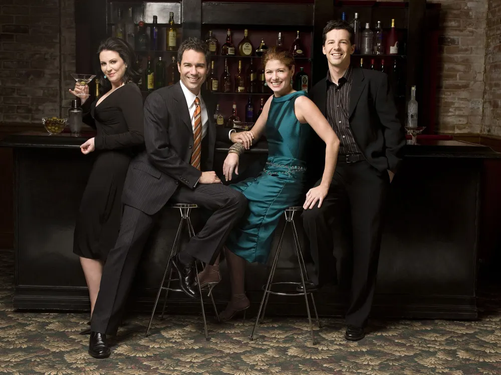 Megan Mullally, Eric McCormack, Debra Messing, Sean Hayes Will & Grace
