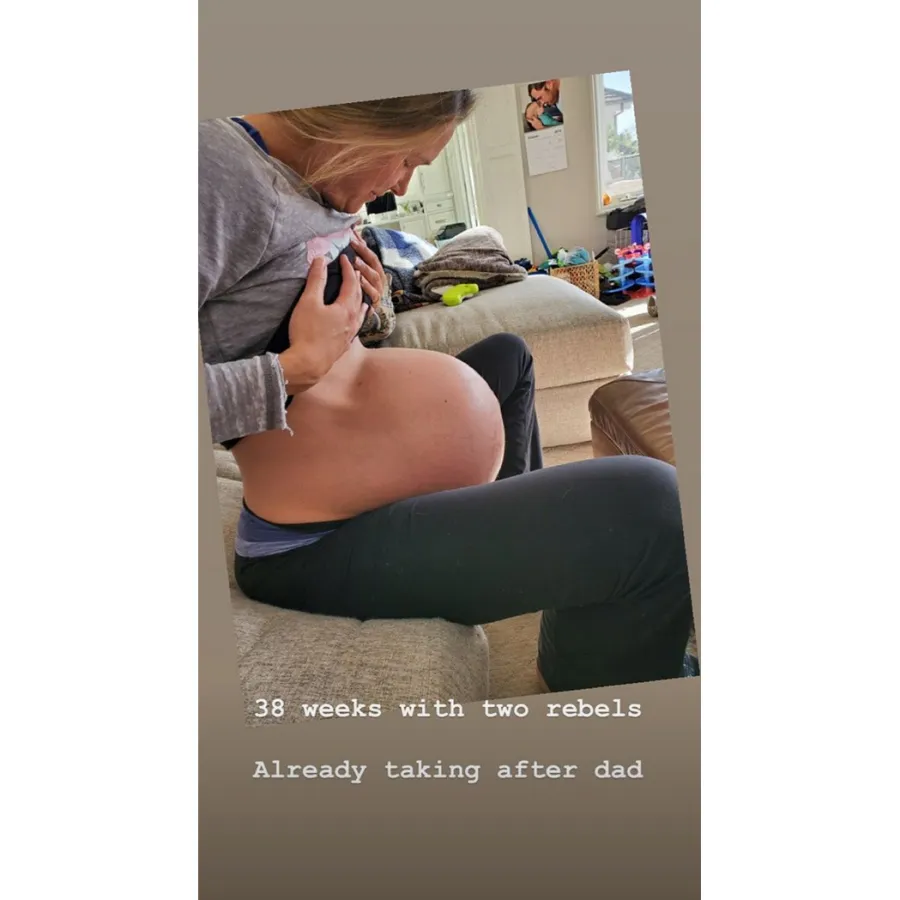 Morgan-Miller-baby-bump