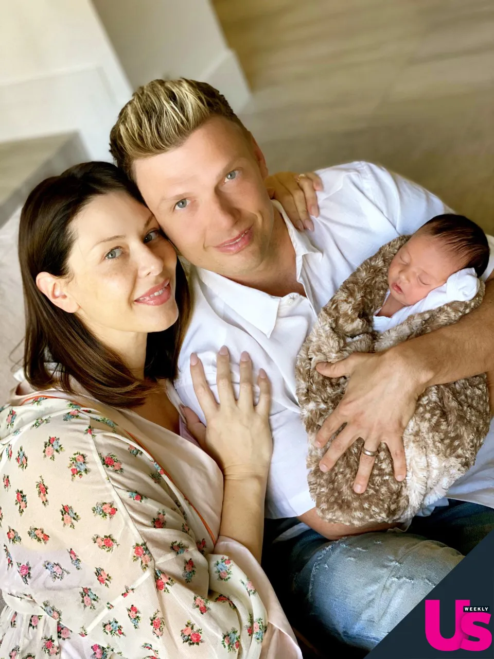Nick Carter, Lauren Kitt, and Saoirse Reign Carter