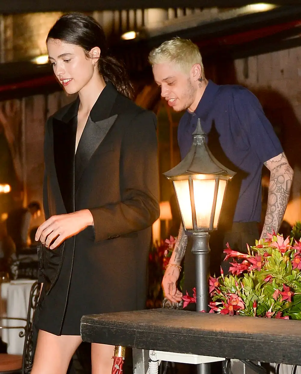 Pete-Davidson-Margaret-Qualley-split