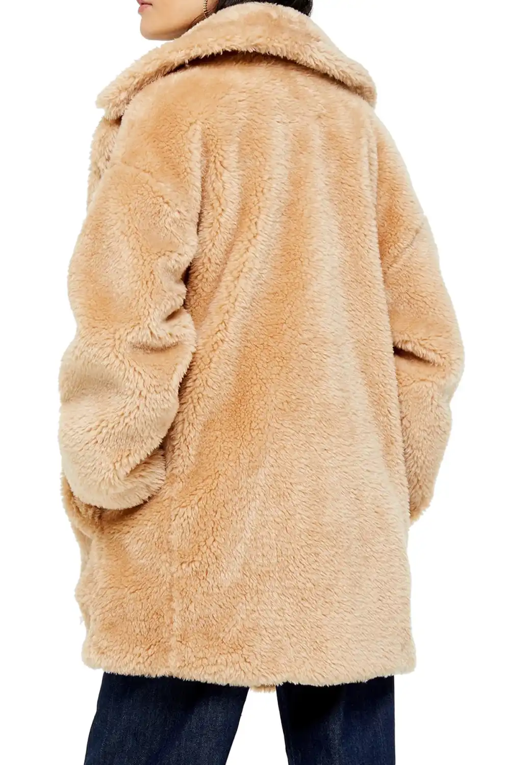 Topshop Faux Fur Coat