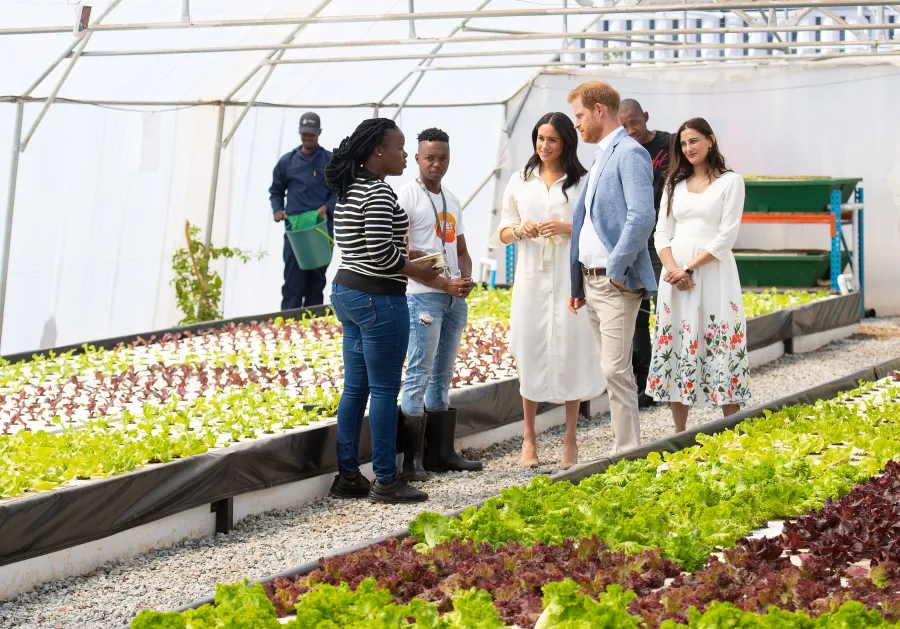 Prince Harry Duchess Meghan Meet MasterChef Winner in South Africa
