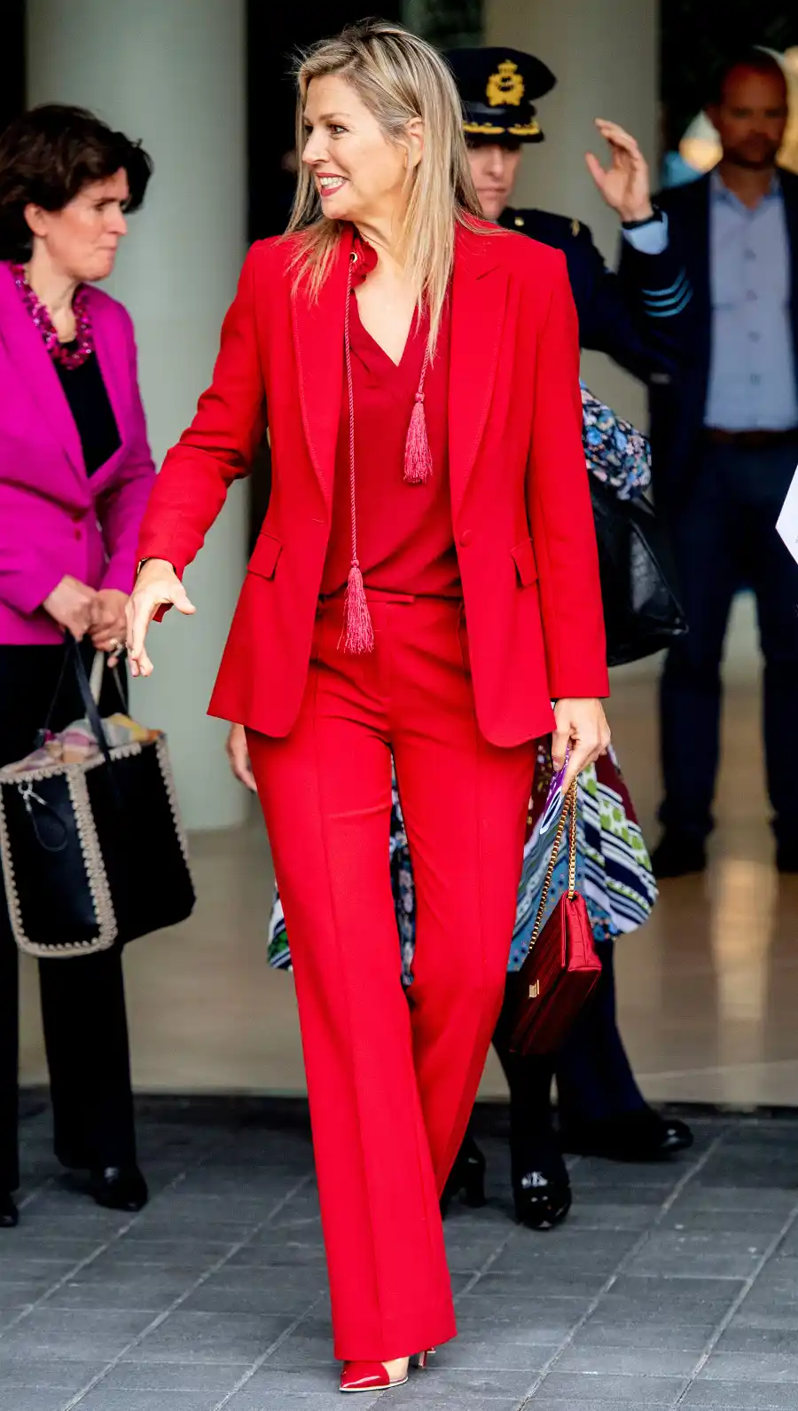 Queen Maxima Red Look October 7, 2019
