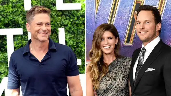 Rob Lowe Third Wheel To Katherine Schwarzenegger and Chris Pratt